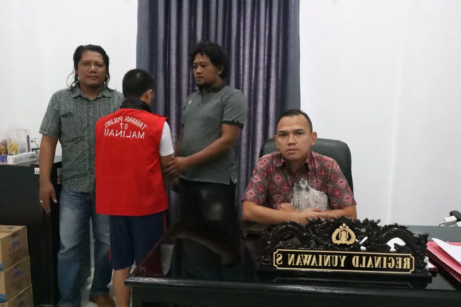 Korupsi Malinau Tersangka kasus korupsi dana desa di Malinau Kaltara