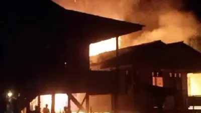 Kebakaran di Malinau Utara: Satu Rumah di Sembuak Warod Terbakar