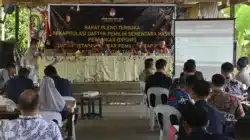 Rapatr Pleno TErbuka penetapan DPT Malinau Pilkada 2024