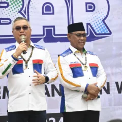 Wempi Jakaria Mendaftar ke KPU Malinau Deklarasi akbar Wempi Jakaria Pilbup Malinau 2024