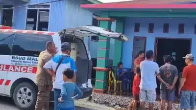 Rumah Duka korban lemas tenggelam di Sungai Sesayap Malinau Barat