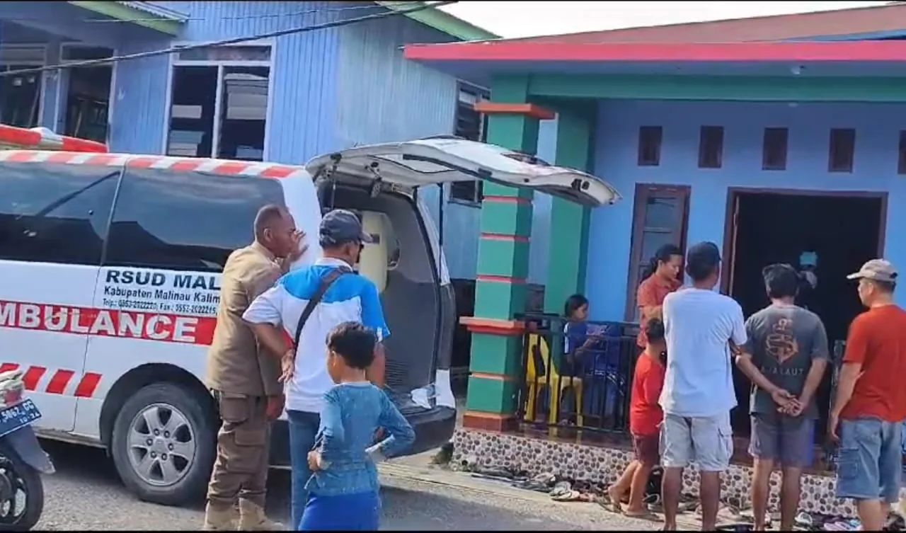 anak lemas di Sungai Sesayap Malinau Barat (1) Rumah Duka korban lemas tenggelam di Sungai Sesayap Malinau Barat