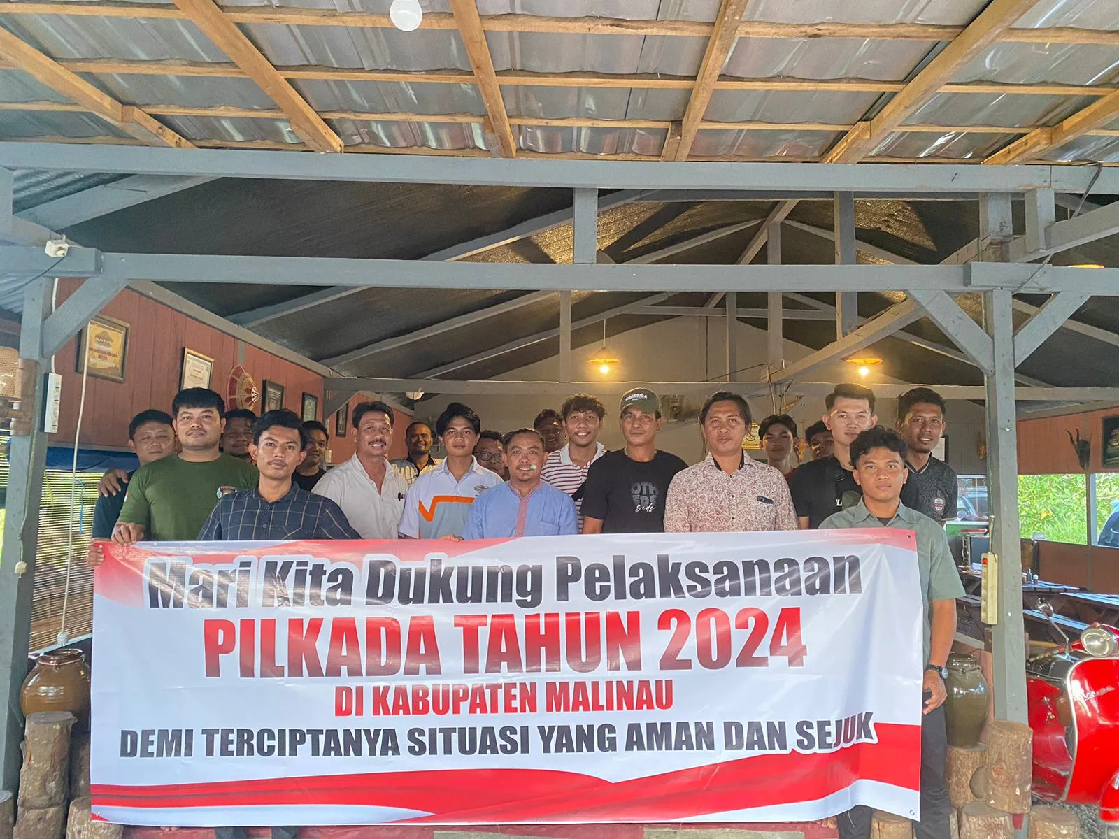 Satintelkam Polres malinau Satintelkam Polres Malinau menggandeng komunitas dan Pemuda untuk Pilkada damai