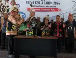 Jhoni Laing Impang Dikukuhkan Sebagai Ketua Lembaga Adat Besar Sungai Malinau 2024-2029