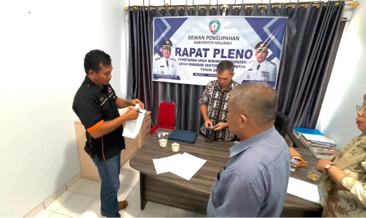 Penandatangan Kesepakatan Umk Malinau 2025