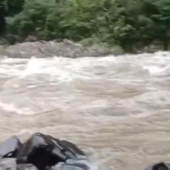 Perahu Karam di Giram Kayan Malinau