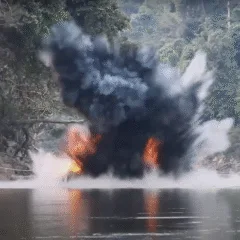 Opsi Peledakan Jeram Sungai Bahau