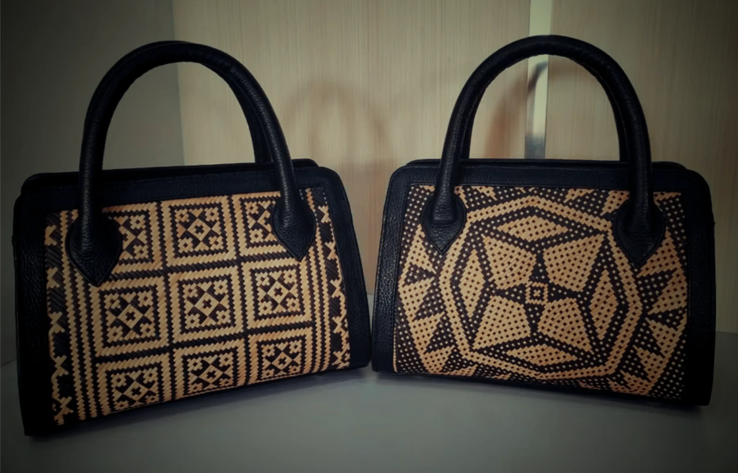 Produk kerajinan lokal tas rotan dipasarkan di Showroom Dekranasda Malinau, (Foto sumber: dekranasdamalinau)