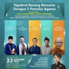 Ceramah Lintas Agama Pemuka agama dari berbagai keyakinan berdialog dalam Podcast Lintas Agama di Festival Irau Malinau