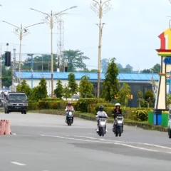 Kondisi lalu Lintas di sekitar Pusat Pemerintahan Malinau 3 hari menjelang Irau ke-11