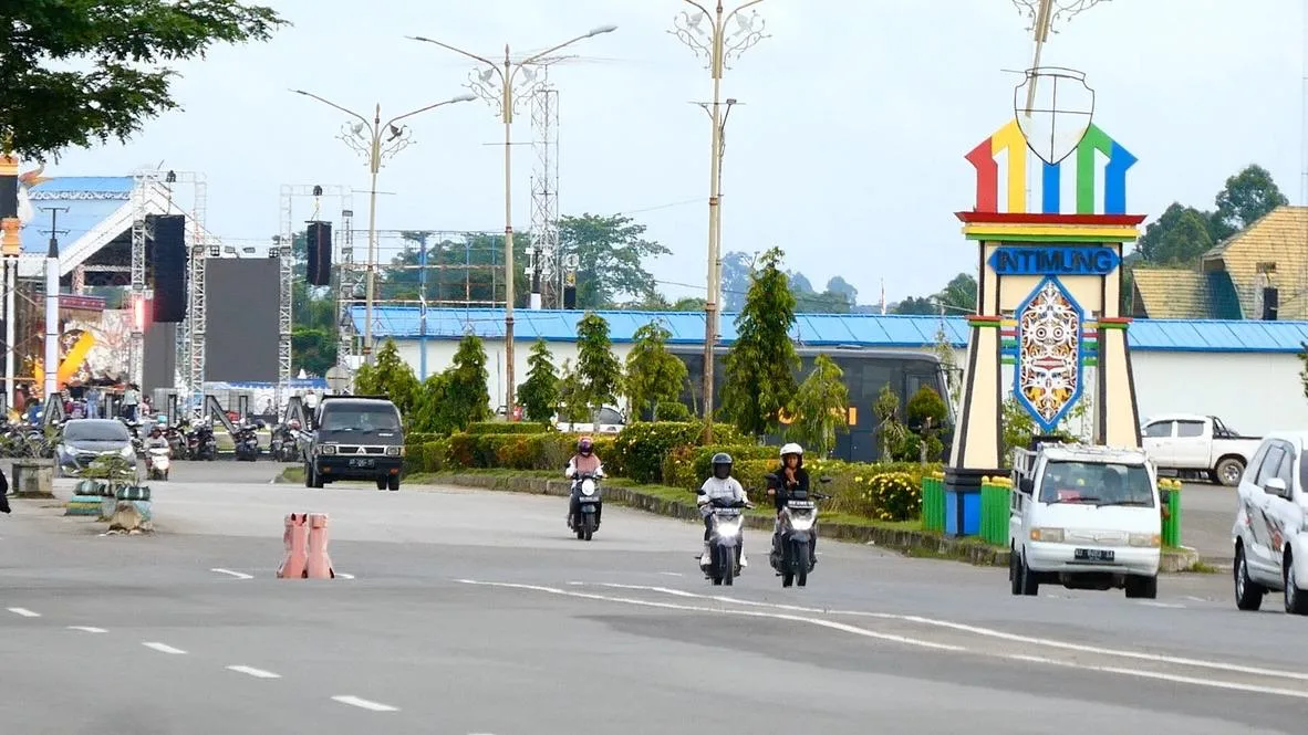 Kondisi lalu Lintas di sekitar Pusat Pemerintahan Malinau 3 hari menjelang Irau ke-11