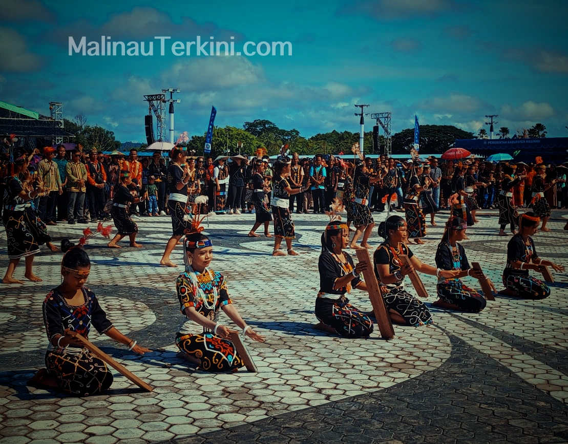 Teatrikal Akun No Akion Adegan teatrikal Akan Nu Akion saat masyarakat Dayak Tenggalan membawakan kisah legenda dan proses lahirnya pangan tradisional Iluuy.