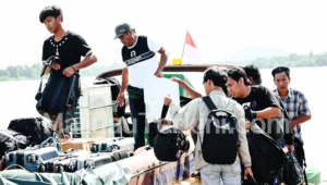 Aktivitas transportasi dan ketenagakerjaan Malinau