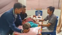 Suasana pelaksanaan sunatan massal Baznas Malinau yang diikuti puluhan anak.