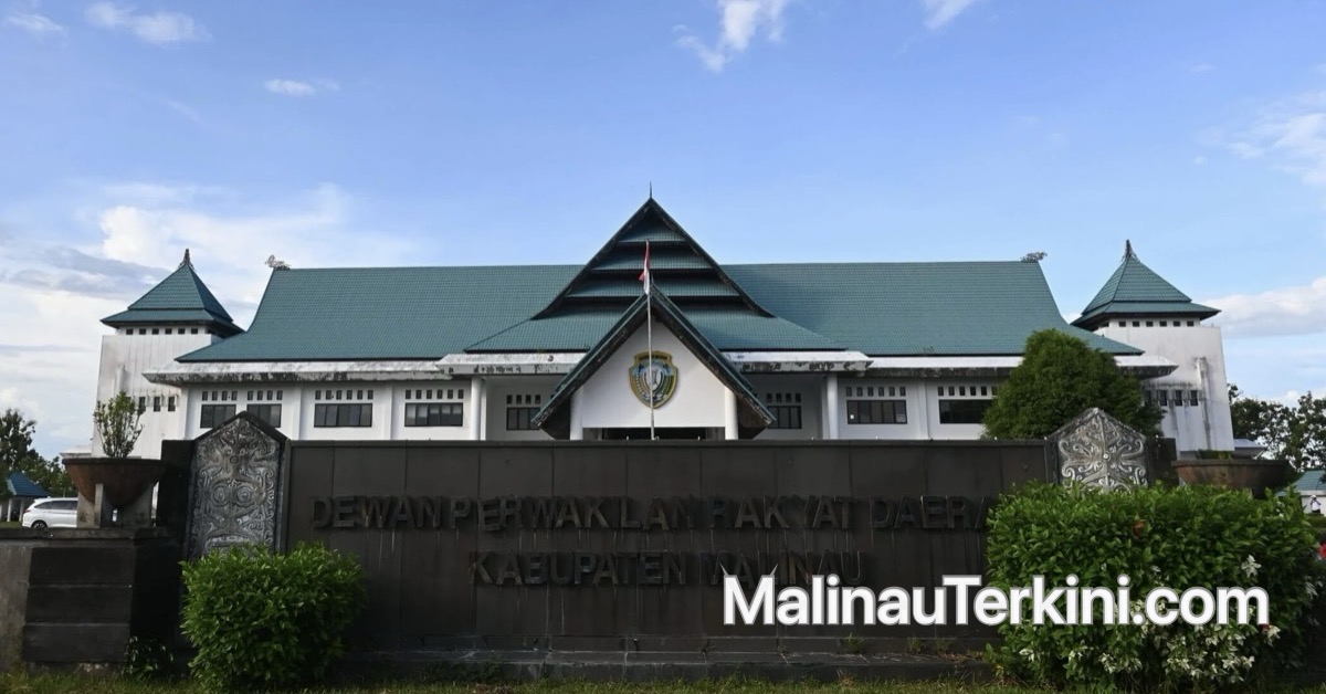 edung DPRD Kabupaten Malinau dan kompleks perkantoran Pemkab Malinau di Kalimantan Utara.