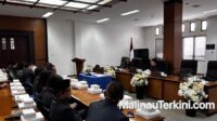 Ketua DPRD Malinau Ping Ding memimpin sidang penetapan APBD Tahun Anggaran 2026.
