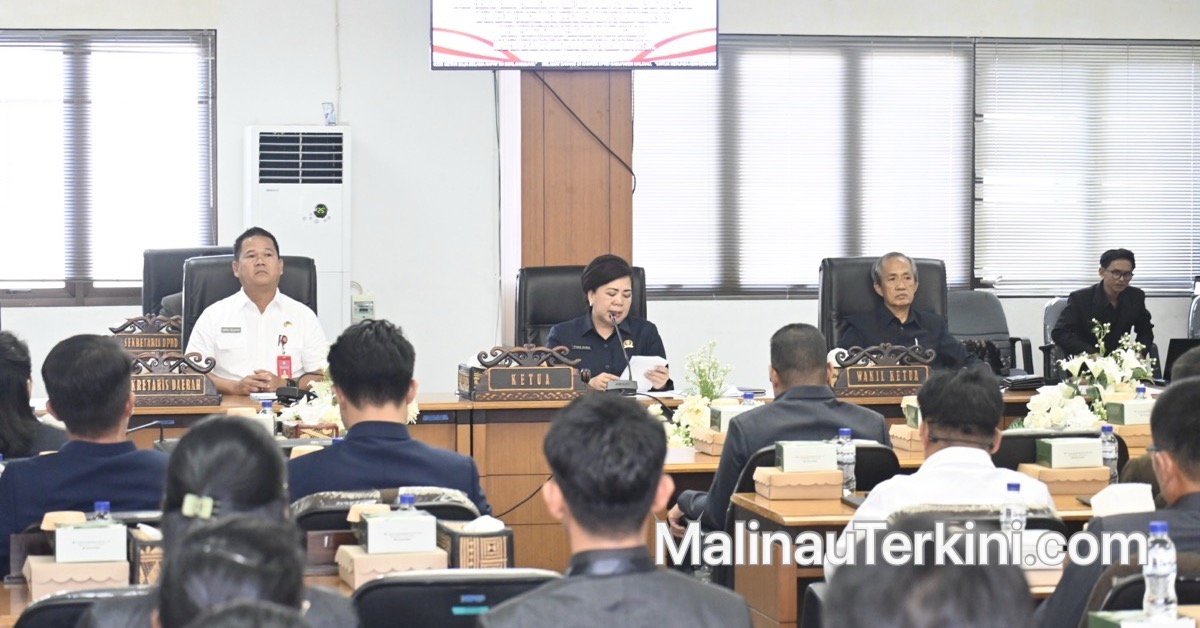 Rapat awal pembahasan Raperda APBD Malinau Tahun Anggaran 2026 di DPRD Malinau.