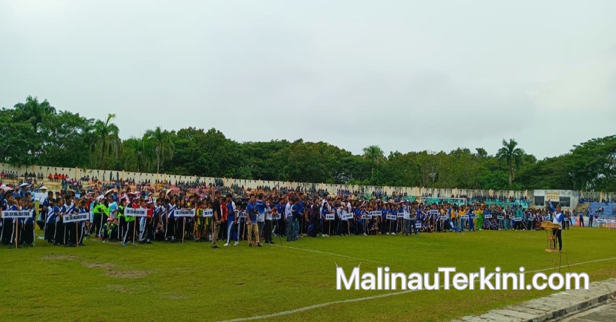 Pembukaan kompetisi olahraga tingkat kabupaten di Malinau