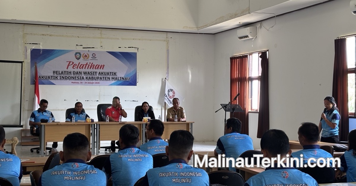 Pelatihan dan serttifikasi wasit untuk cabor aquatik di Porprov Kaltara