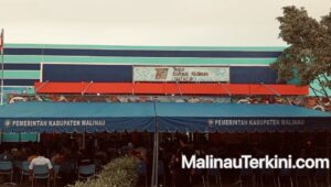 Gedung unit usaha baru Perumda Intimung di depan Toko Rakyat Malinau.