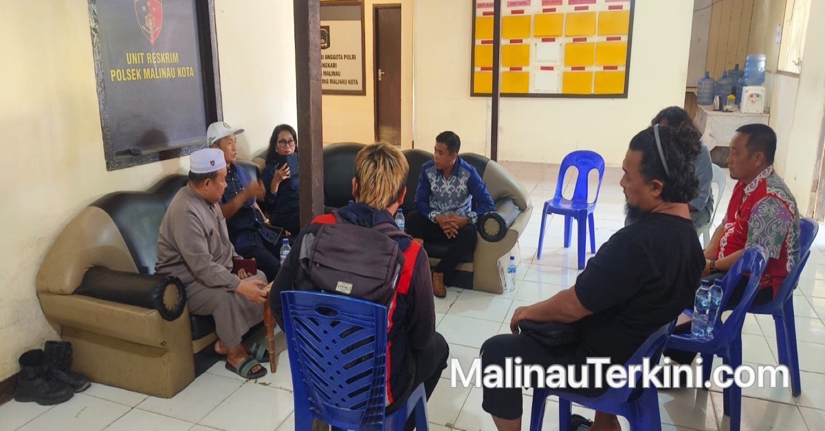 Pertemuan darurat membahas tindaklanjut kerusakan jembatan Malinau di Mapolsek Kota, (1/2/2026)