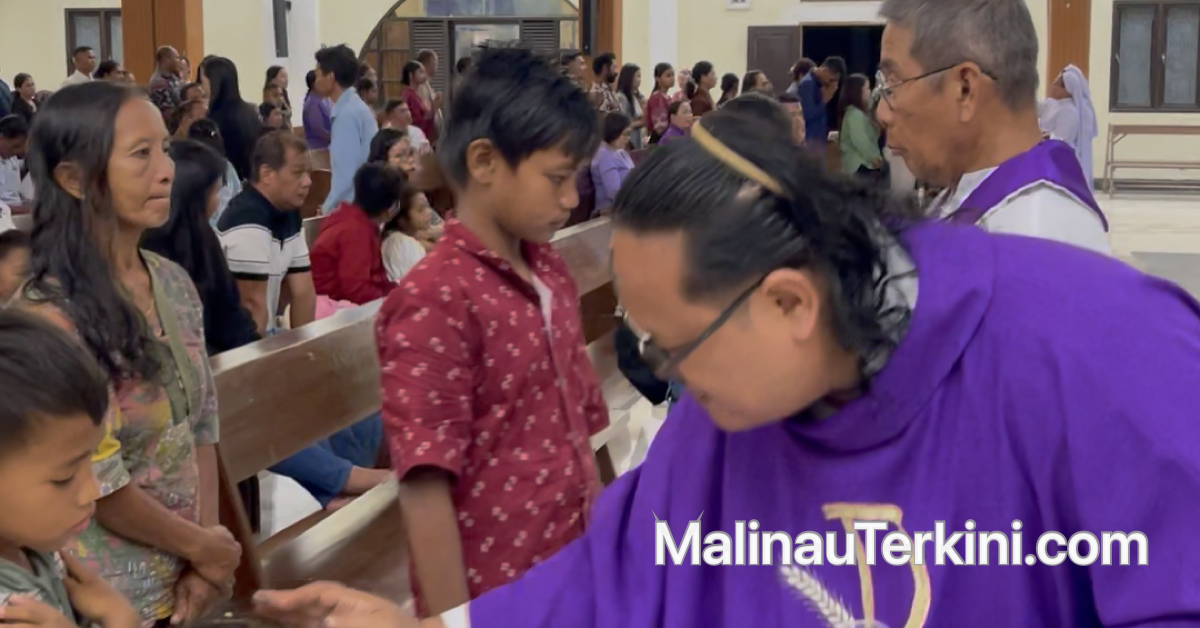 3 Fenomena Langka 163 Tahunan: Ramadan Imlek Prapaskah 2026 Hadir Serentak ©MalinauTerkini.com Ibadah Prapaskah Umat Katolik di Paroki St Stefanus Malinau, Kalimantan Utara