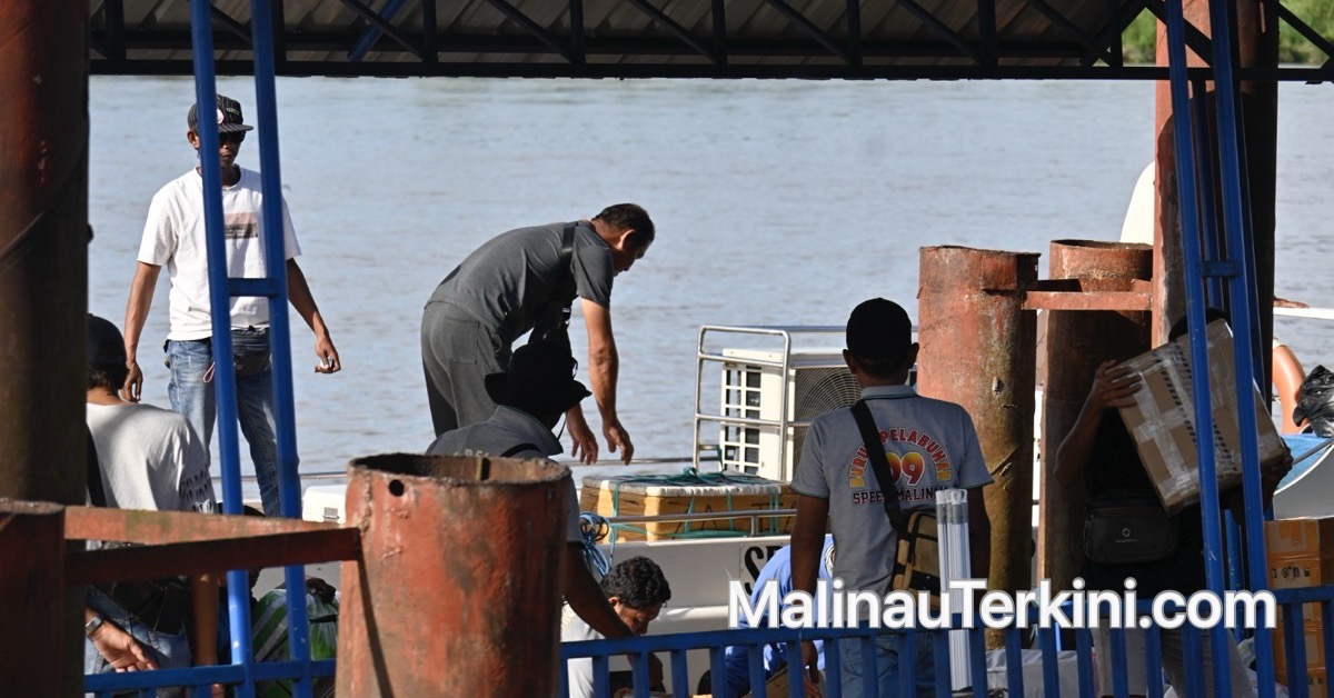 Kesibukan di pelabuhan speedboat malinau 2026. Kasus korupsi malinau pada kegiatan 2023 lalu ini telah sampai pada putusan