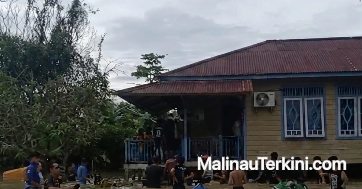 TKP Banjir tragedi banjir di malinau kota renggut satu jiwa