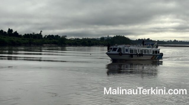 Suasana armada speedboat Malinau bersandar di dermaga dengan latar perairan tenang pasca pencabutan status waspada tsunami