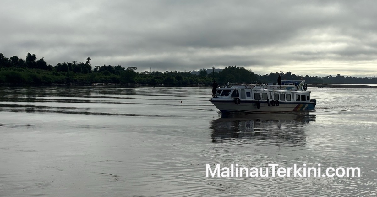 Suasana armada speedboat Malinau bersandar di dermaga dengan latar perairan tenang pasca pencabutan status waspada tsunami