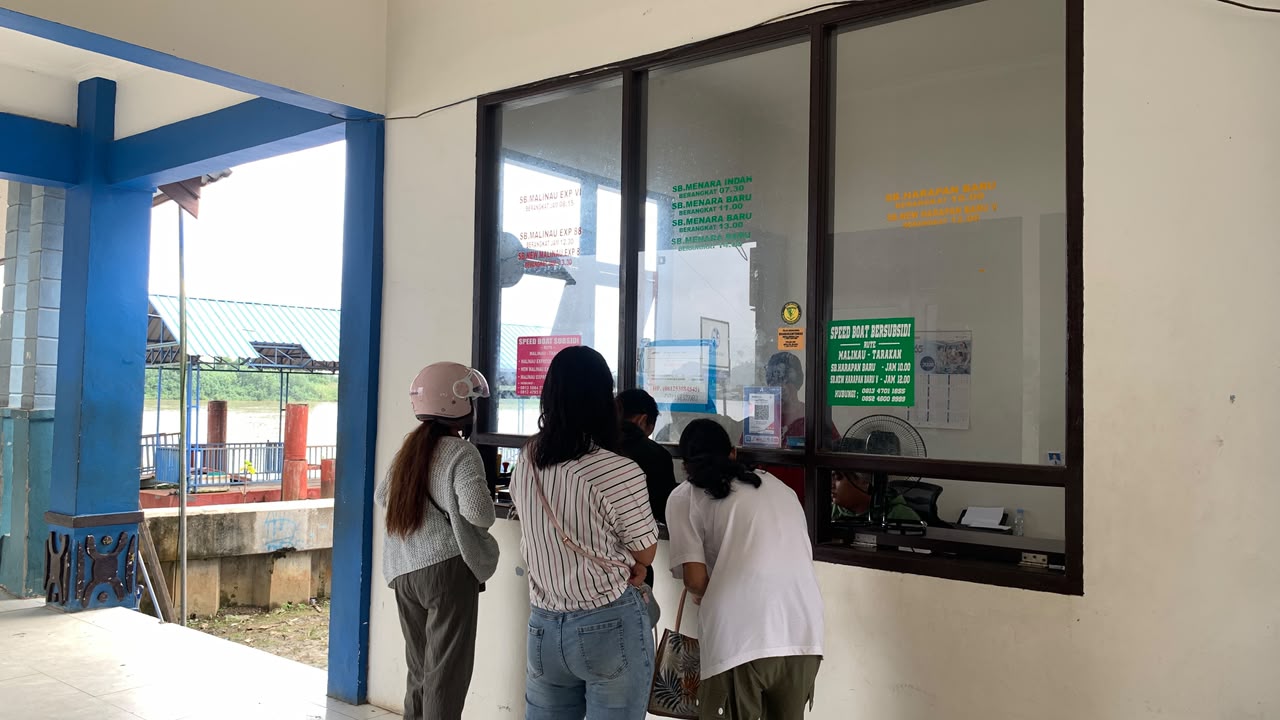 Pembayaran tiket speedboat di Malinau menggunakan QRIS