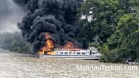 malinauterkini.com_insiden speedboat tanjung selor tarakan terbakar ondisi speedboat Tanjung Selor Tarakan terbakar di perairan Salimbatu Bulungan
