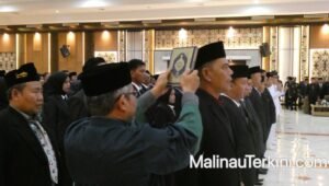 Prosesi pengambilan sumpah jabatan 285 pejabat aparatur sipil negara ASN Pemkab Malinau September 2026 © MalinauTerkini.com