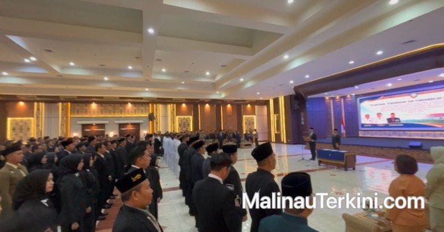 Suasana pelantikan pejabat administrator Eselon III di lingkungan Pemerintah Kabupaten Malinau pada tahun 2026.