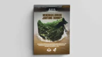 Buku Nugal Sampul depan buku Menenggelamkan Jantung Borneo, menggambarkan ilustrasi PLTA dan sungai Keterangan Gambar Buku laporan lapangan dampak PLTA Mentarang, diterbitkan Nugal Institute dan LP3M Malinau