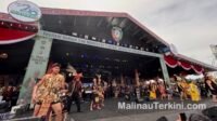 Panggung utama hiburan rakyat dalam rangkaian acara jadwal artis irau malinau 2026 di Malinau.