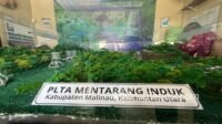 malinauterkini_miniatur plta mentarang rancangan bendungan Pembangkit Listrik Tenaga Air Mentarang Induk di Kabupaten Malinau